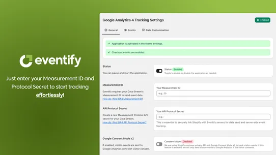 Eventify ‑ GA4 Event Tracking screenshot