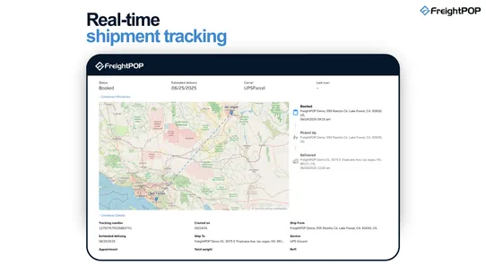 FreightPOP screenshot