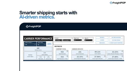 FreightPOP screenshot