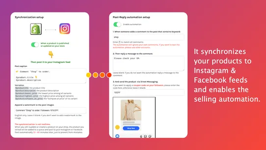 DS: Instagram &amp; Facebook Shop screenshot
