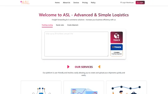 ASL Global Logistics Inc screenshot