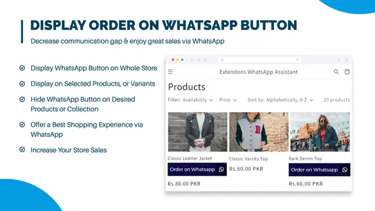 Extendons Whatsapp Integration screenshot