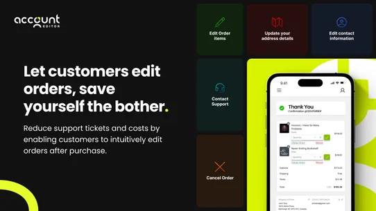 AE: Order Editing &amp; Upsell screenshot
