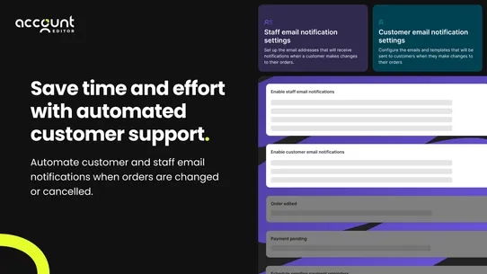 AE: Order Editing &amp; Upsell screenshot