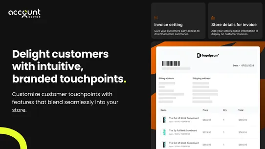 AE: Order Editing &amp; Upsell screenshot