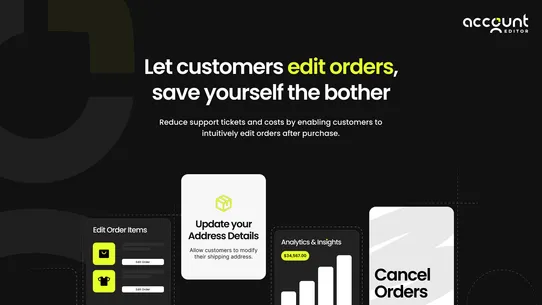 AE: Order Editing &amp; Upsell screenshot