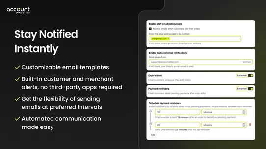 AE: Order Editing &amp; Upsell screenshot