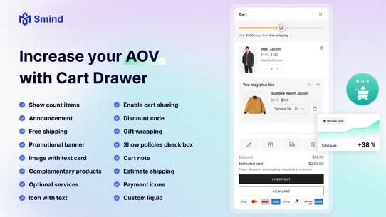Smind Section &amp; Theme Sections screenshot