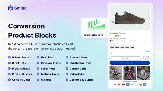 Smind Section &amp; Theme Sections screenshot
