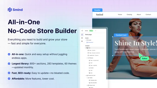 Smind Section: Theme Sections screenshot