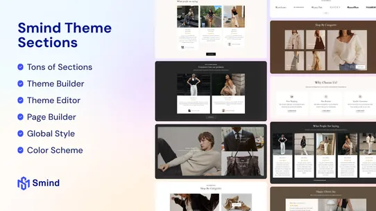 Smind Sections &amp; Page Builder screenshot