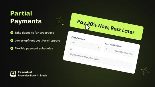 Essent Preorder Back in Stock screenshot