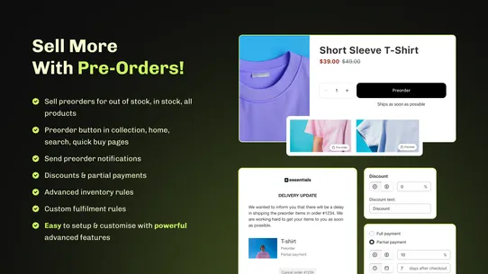 Essential Preorder Notify Me screenshot