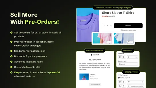 Essent Preorder Back in Stock screenshot