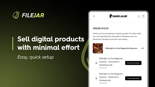 FileJar ‑ Digital Products screenshot