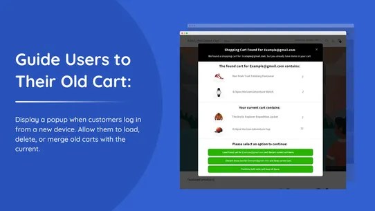 CartSaver: Persistent Cart screenshot