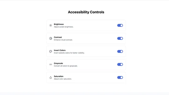 Accessibility &amp; ADA EAA WCAG screenshot