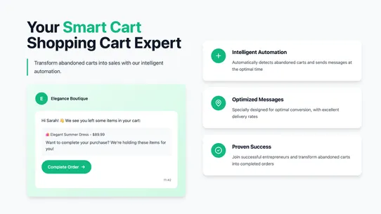 Wa : COD &amp; Abandoned Cart screenshot