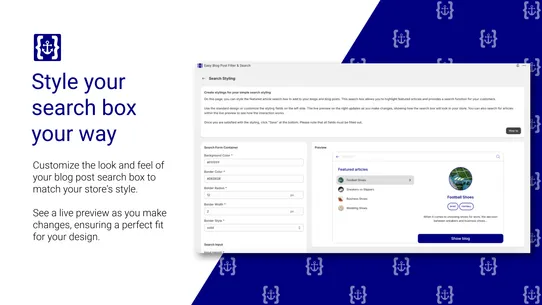 Ahoi Apps Blog Filter &amp; Search screenshot