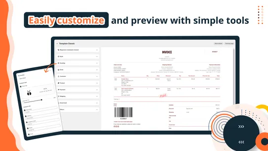 MS PDF Invoice Generator screenshot