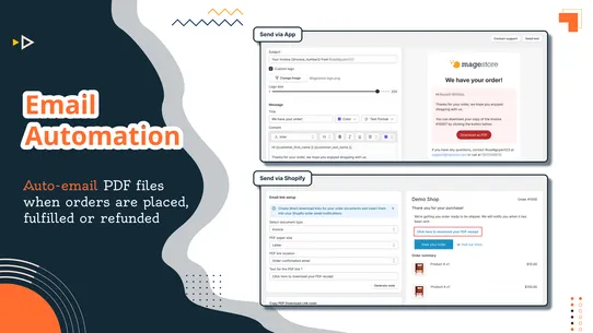 MS Order Printer ‑ PDF Invoice screenshot