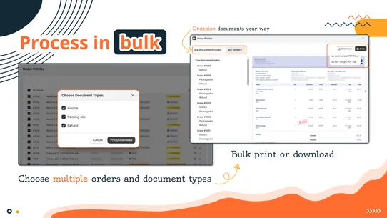 MS Order Printer ‑ PDF Invoice screenshot