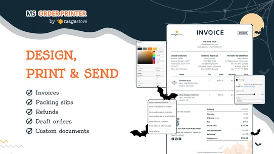 MS Order Invoice Generator screenshot
