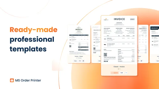 MS Order Invoice Generator screenshot