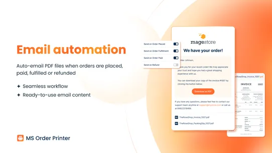 MS Order Invoice Generator screenshot