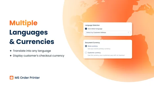 MS Order Invoice Generator screenshot