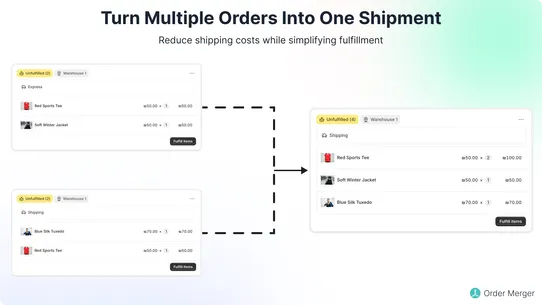 TrioM ‑ Combine, Merge Orders screenshot