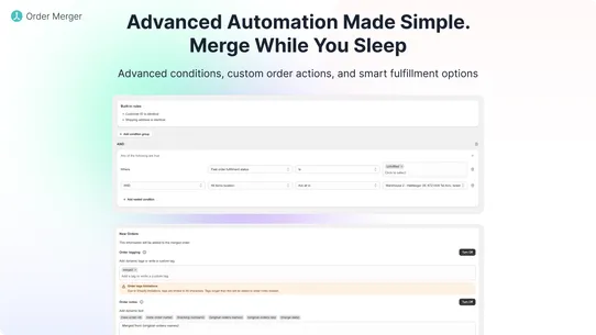 TrioM ‑ Combine, Merge Orders screenshot
