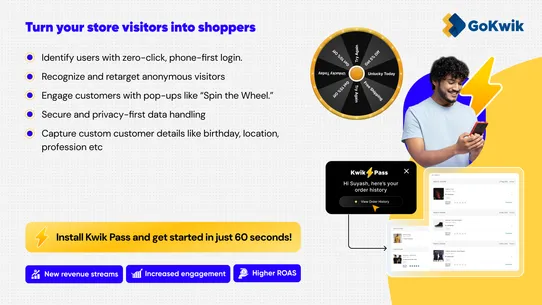 KwikPass: OTP‑login &amp; Popups screenshot