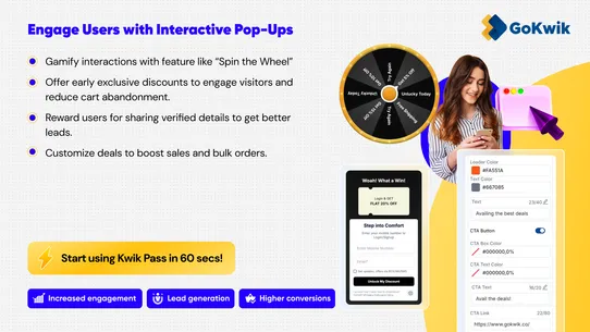 KwikPass: OTP‑login &amp; Popups screenshot