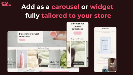 Tellos Shoppable Videos &amp; UGC screenshot