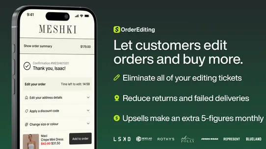 OrderEditing.com screenshot