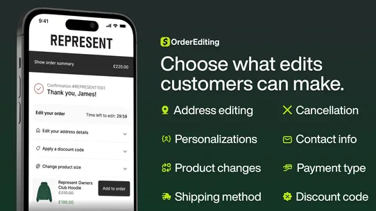 Order Editing | Upsell screenshot