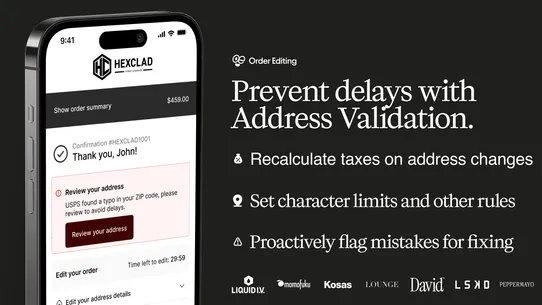 OrderEditing.com screenshot