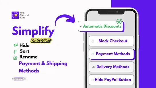 Vista Checkout Rule &amp; Discount screenshot