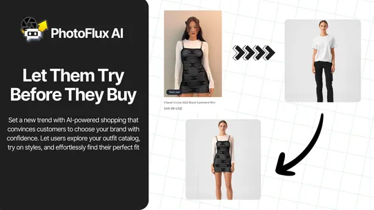 PhotoFlux AI: Virtual Try‑On screenshot