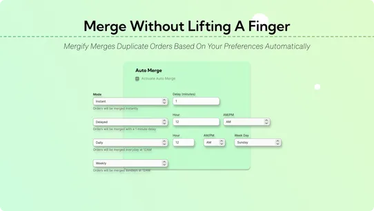 Mergify: Merge, Combine Orders screenshot