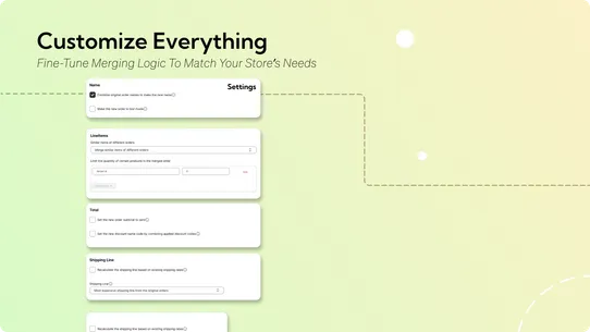 Mergify: Merge, Combine Orders screenshot