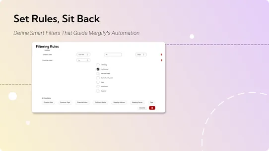 Mergify: Merge, Combine Orders screenshot