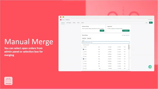 Mergify: Merge, Combine Orders screenshot