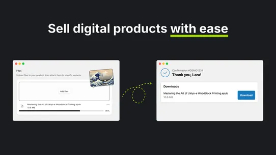 EcomLovin ‑ My Digital Product screenshot