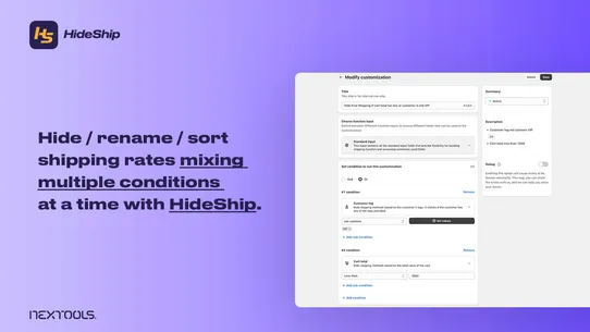 HideShip:Hide Shipping Methods screenshot