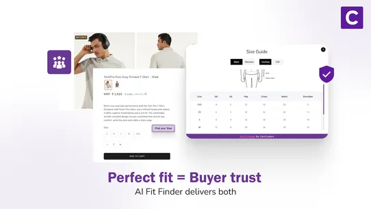 AI Fit Finder Size Recommender screenshot