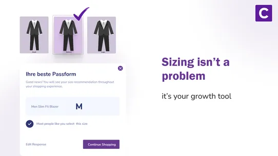 AI Fit Finder Size Recommender screenshot