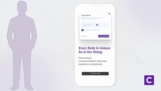 AI Fit Finder Size Recommender screenshot