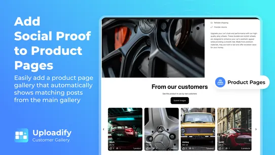 Uploadify ‑ Customer Gallery screenshot